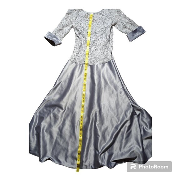 JS Collection Women's Dress Color Gray Size 10 - Picture 3 of 7